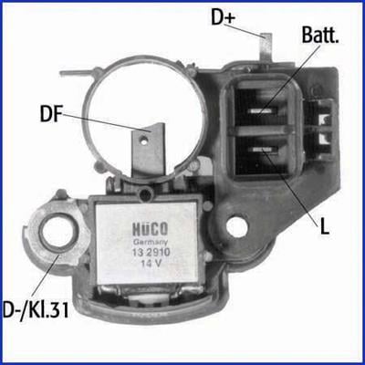 Hitachi 132910 Регулятор генератора "Hueco" 132910: Купити в Україні - Добра ціна на EXIST.UA!