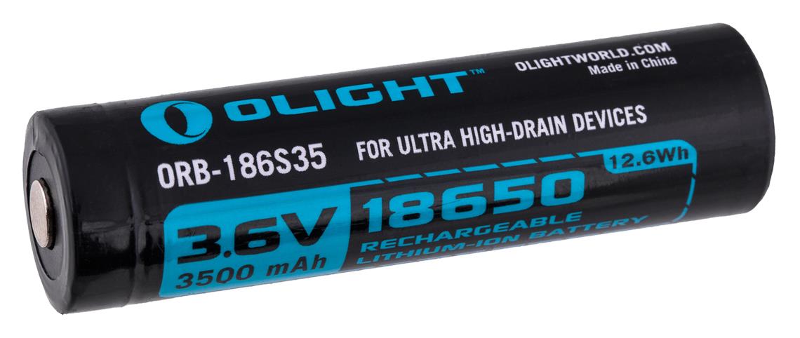 Olight 18650HDC Акумуляторна батарея 18650 HDС (10A) 3500mAh 18650HDC: Купити в Україні - Добра ціна на EXIST.UA!