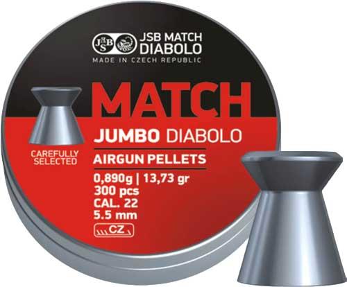 JSB 546250-300 Кулі пневматичні JSB Diabolo Jumbo Match, 300 шт / уп, 0.89 г, 5,5 мм 546250300: Приваблива ціна - Купити в Україні на EXIST.UA!