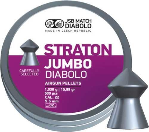 JSB 546238-500 Кулі пневматичні JSB Diabolo Straton Jumbo, 500 шт / уп, 1,03 г, 5,5 мм 546238500: Купити в Україні - Добра ціна на EXIST.UA!