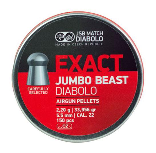 JSB 546387-150 Пули пневматические JSB Exact Jumbo Beast, 150 шт/уп, 2,2 г, 5,52 мм 546387150: Купить в Украине - Отличная цена на EXIST.UA!