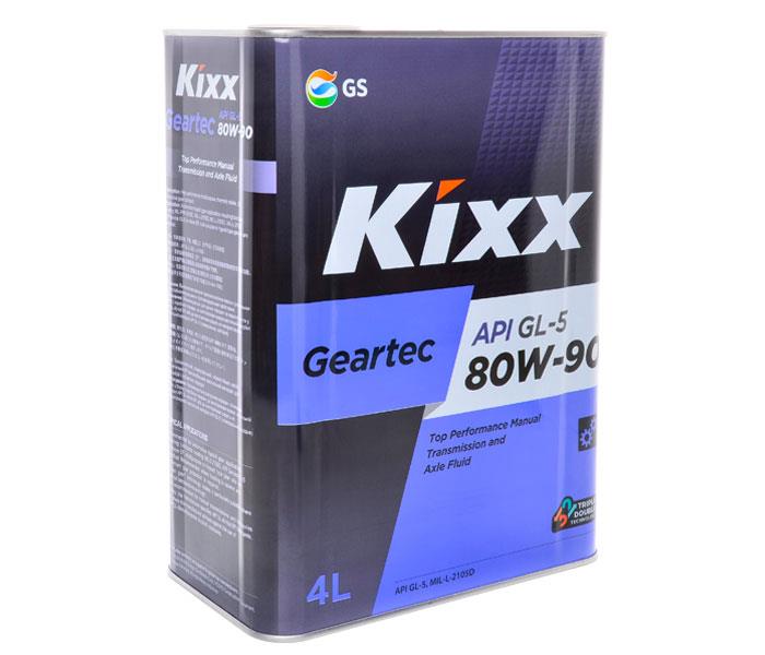 Kixx GS113067 Олива трансміссійна КІХХ GEARTEC GL-5 80W-90, 4 л GS113067: Купити в Україні - Добра ціна на EXIST.UA!