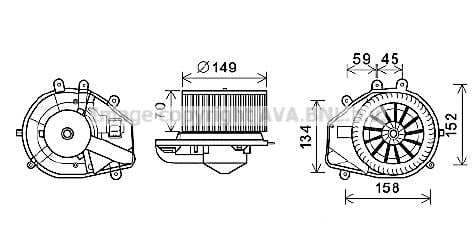 VN8352 AVA Электродвигатель