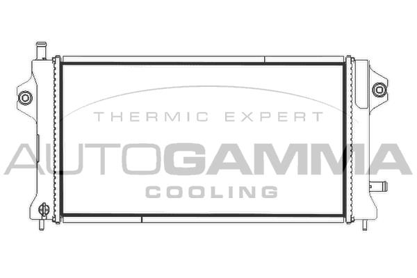 Autogamma 107846 Радіатор, система охолодження двигуна 107846: Приваблива ціна - Купити в Україні на EXIST.UA!