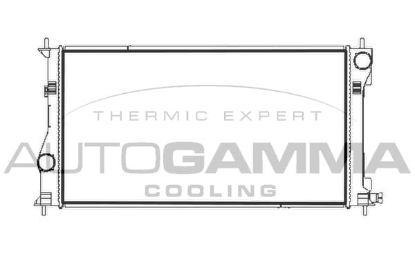 Autogamma 107965 Радіатор, система охолодження двигуна 107965: Купити в Україні - Добра ціна на EXIST.UA!