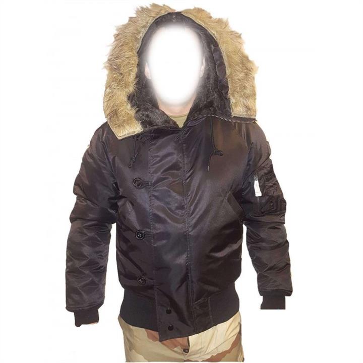 Mil-tec 10410002 Куртка зимова льотна №2В Аляска чорна, XXL 10410002: Купити в Україні - Добра ціна на EXIST.UA!