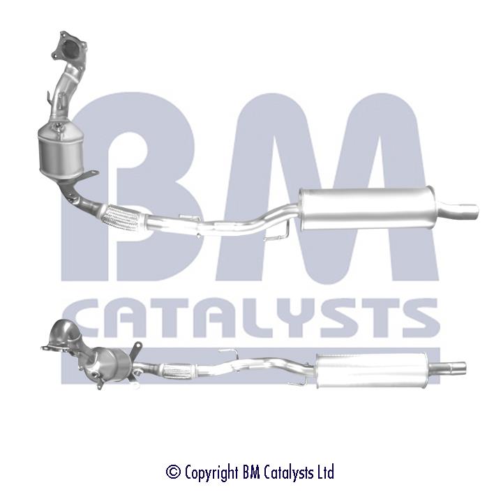 BM Catalysts FK92092 Комплект монтажний системи випуску відпрацьованих газів FK92092: Купити в Україні - Добра ціна на EXIST.UA!