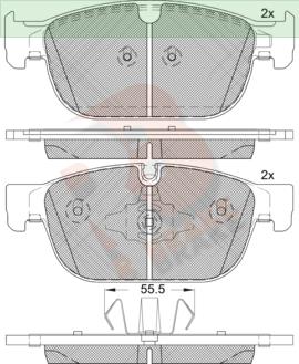 R Brake RB2272 Гальмівні колодки задні, комплект RB2272: Купити в Україні - Добра ціна на EXIST.UA!