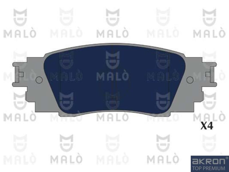 Malo 1051213 Гальмівні колодки, комплект 1051213: Купити в Україні - Добра ціна на EXIST.UA!