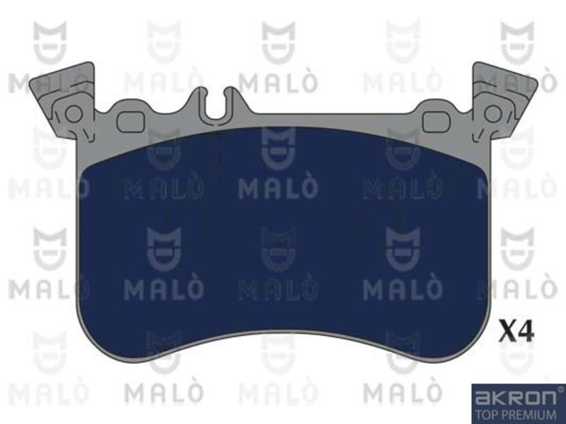 Malo 1051245 Гальмівні колодки, комплект 1051245: Купити в Україні - Добра ціна на EXIST.UA!