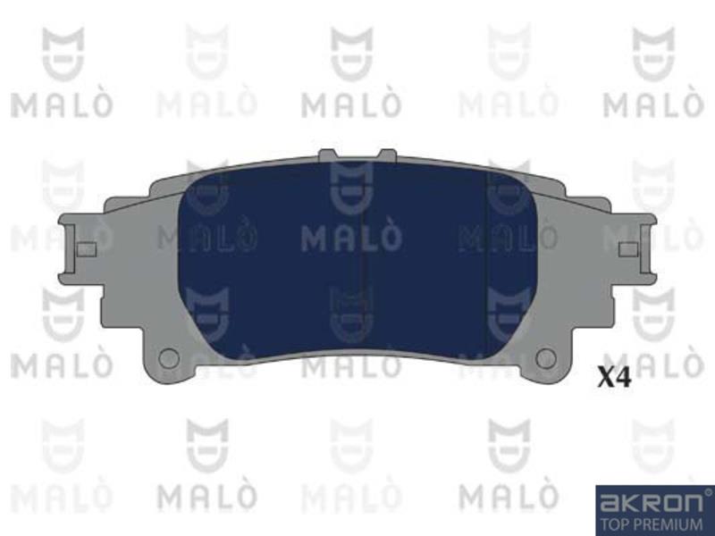 Malo 1051258 Гальмівні колодки, комплект 1051258: Купити в Україні - Добра ціна на EXIST.UA!