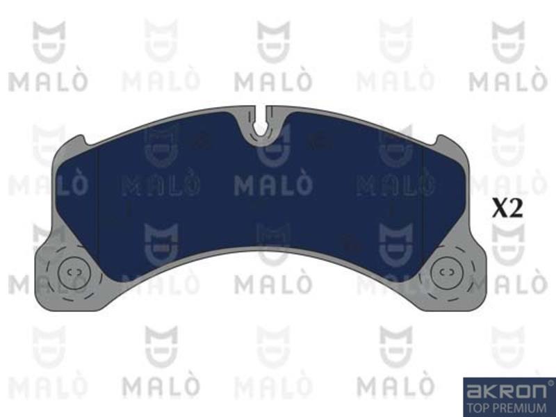 Malo 1051267 Гальмівні колодки, комплект 1051267: Купити в Україні - Добра ціна на EXIST.UA!