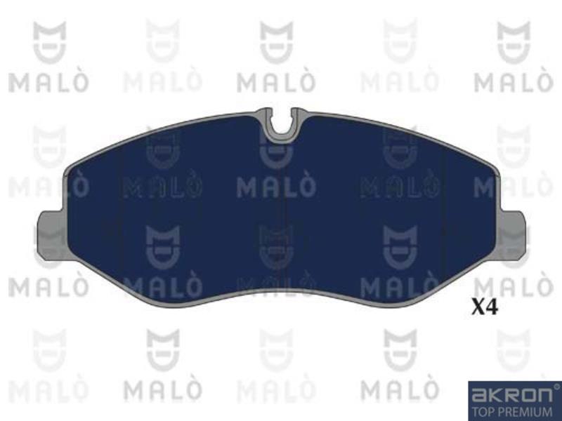 Malo 1051280 Гальмівні колодки, комплект 1051280: Купити в Україні - Добра ціна на EXIST.UA!