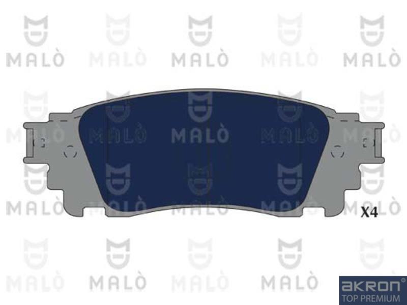 Malo 1051291 Гальмівні колодки, комплект 1051291: Купити в Україні - Добра ціна на EXIST.UA!