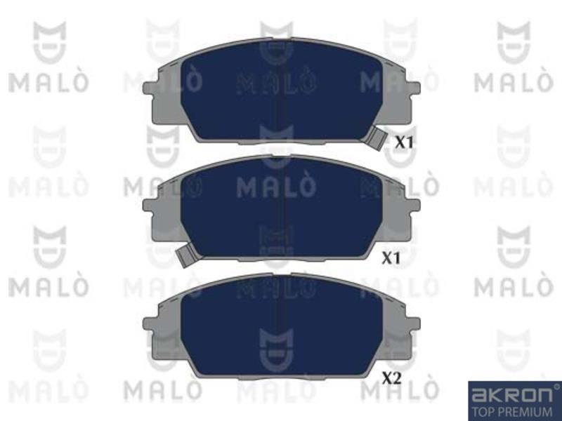 Malo 1051293 Гальмівні колодки, комплект 1051293: Купити в Україні - Добра ціна на EXIST.UA!
