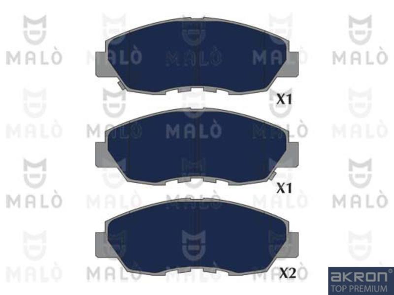 Malo 1051297 Гальмівні колодки, комплект 1051297: Купити в Україні - Добра ціна на EXIST.UA!