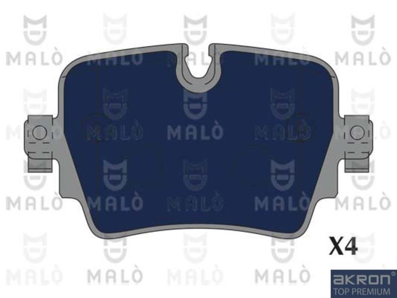 Malo 1051302 Гальмівні колодки, комплект 1051302: Купити в Україні - Добра ціна на EXIST.UA!