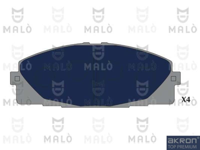 Malo 1051310 Гальмівні колодки, комплект 1051310: Купити в Україні - Добра ціна на EXIST.UA!