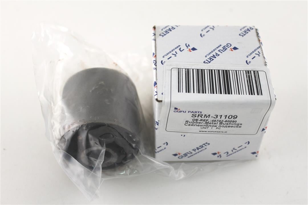 Gufu Parts SRM-31109 Сайлентблок заднего продольного рычага SRM31109: Отличная цена - Купить в Украине на EXIST.UA! SRM31109 Gufu Parts Сайлентблок заднего продольного рычага