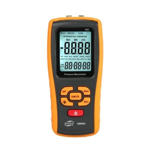 GM505 Benetech Дифференциальный микроманометр USB, ±2,49 кПа