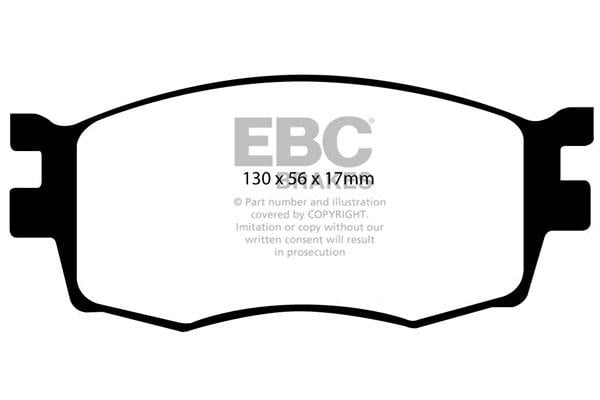 EBC DP1768 Гальмівні колодки, комплект DP1768: Купити в Україні - Добра ціна на EXIST.UA!