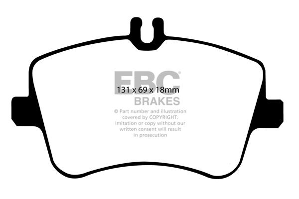 EBC DP1365 Гальмівні колодки, комплект DP1365: Купити в Україні - Добра ціна на EXIST.UA!