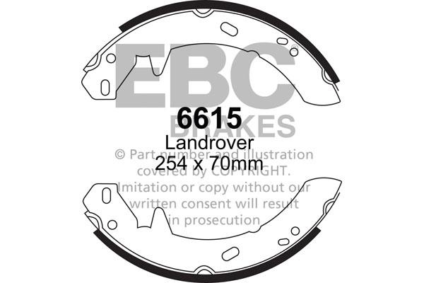EBC 6615 Колодки гальмівні барабанні, комплект 6615: Купити в Україні - Добра ціна на EXIST.UA!