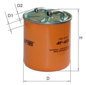 Alpha Filter AF 453 Фільтр палива AF453: Приваблива ціна - Купити в Україні на EXIST.UA!