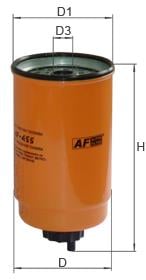 Alpha Filter AF455 Фільтр палива AF455: Приваблива ціна - Купити в Україні на EXIST.UA!