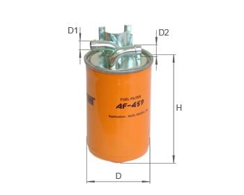 Alpha Filter AF-459 Фільтр палива AF459: Купити в Україні - Добра ціна на EXIST.UA!