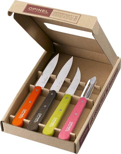 001452 Opinel Набір ножів Opinel Les Essentiels 50's