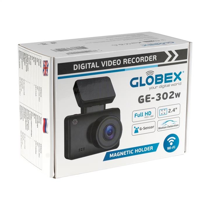 Відеореєстратор GLOBEX GE-302W (WiFi) Globex GE-302W