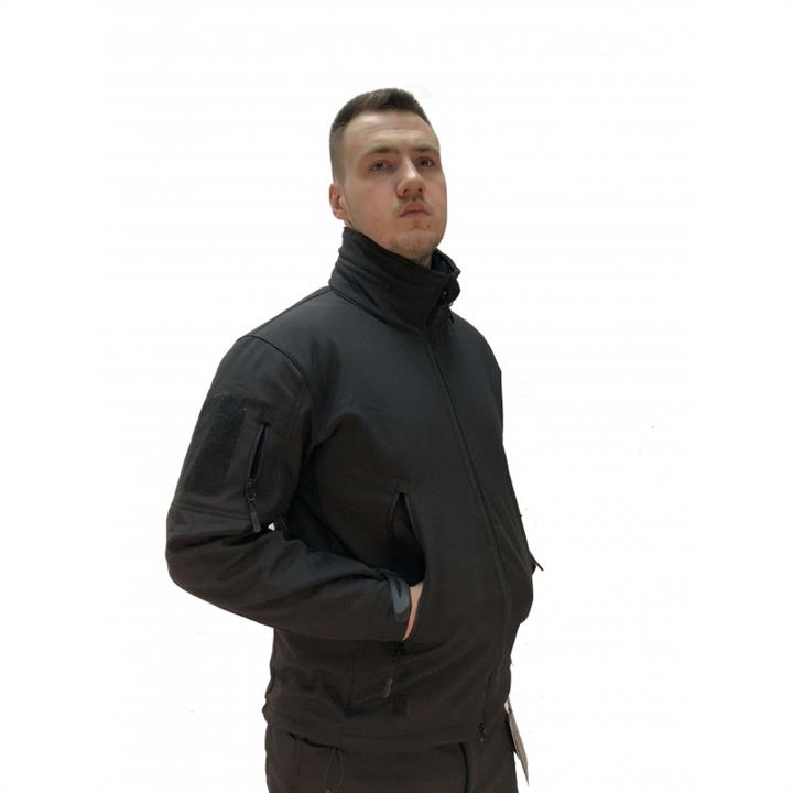 ESDY Куртка Soft Shell з капюшоном що ховається чорна M – ціна