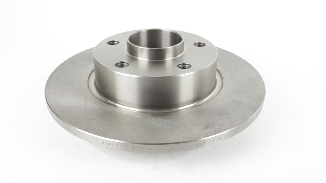 Тормозной диск задний невентилируемый Woking D6733.20