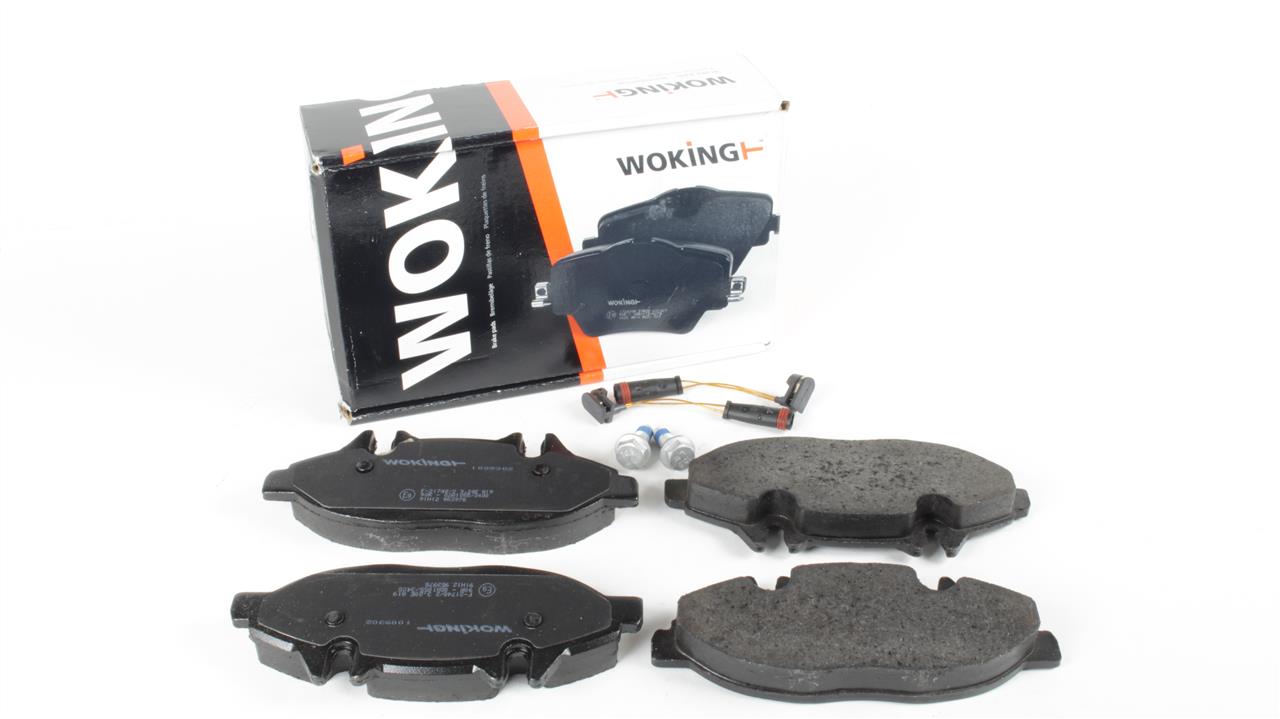 Тормозные колодки дисковые, комплект Woking P10093.02