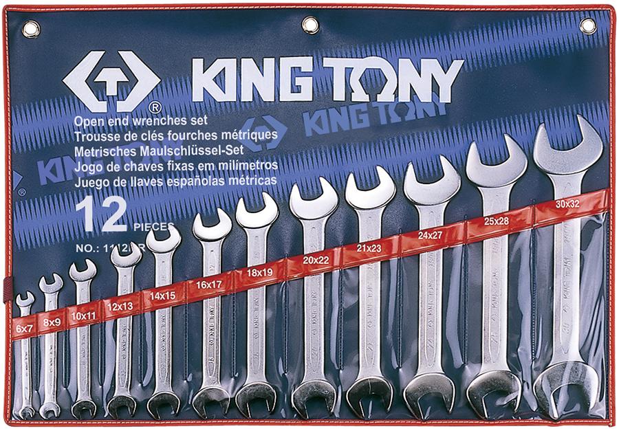 1112MR King tony Набор ключей рожковых 12шт. (6-32мм)