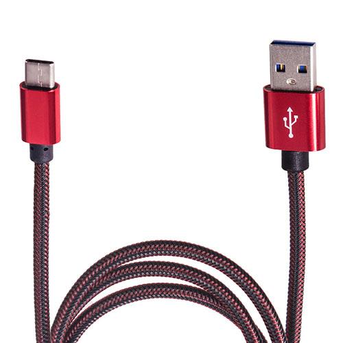 Pulso (200) RD Кабель USB - Type С (Red) 200RD: Купити в Україні - Добра ціна на EXIST.UA!