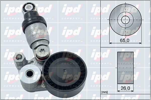 IPD 15-4126 Амортизатор натягувача ременя 154126: Купити в Україні - Добра ціна на EXIST.UA!