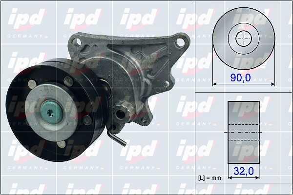 IPD 15-4011 Натягувач ременя приводного 154011: Купити в Україні - Добра ціна на EXIST.UA!