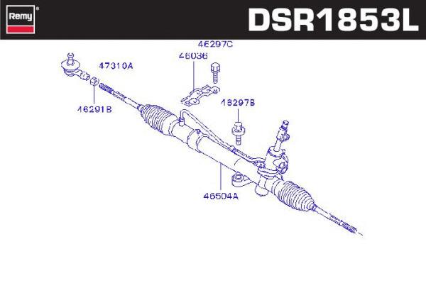 Remy DSR1853L Рульовий механізм DSR1853L: Купити в Україні - Добра ціна на EXIST.UA!