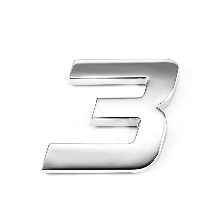 30223 МАК Украина 3D- знак: "3" нахил.