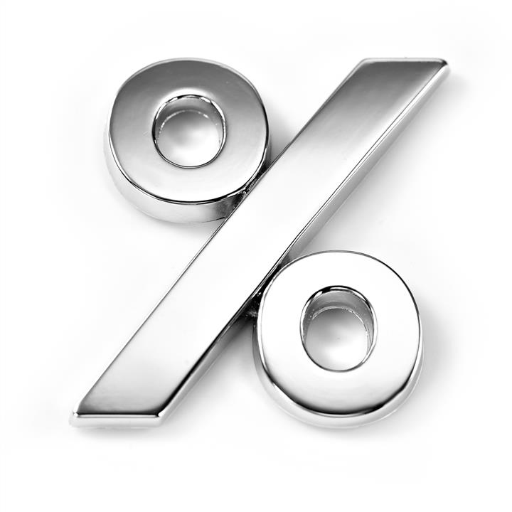 30136 МАК Украина 3D-знак: %