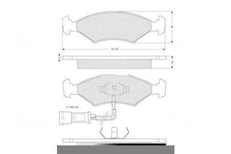 StarLine BD S141 Гальмівні колодки, комплект BDS141: Купити в Україні - Добра ціна на EXIST.UA!