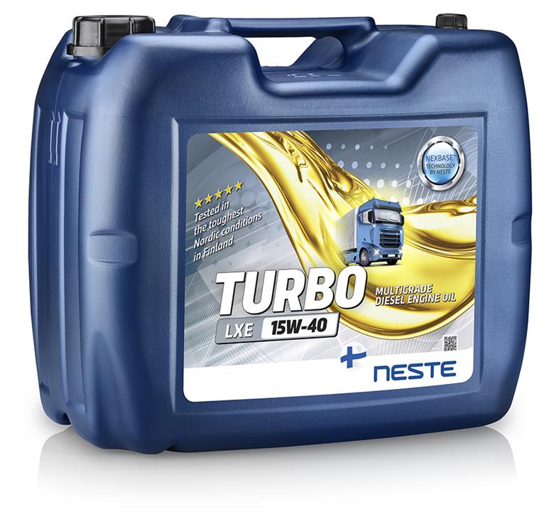 Neste 186420 Моторна олива Neste Turbo LXE 15W-40, 20 л 186420: Купити в Україні - Добра ціна на EXIST.UA!