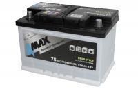 4max BAT75/510R/DC Акумулятор 4max DEEP CYCLE 12В 75Ач 510А(EN) R+ BAT75510RDC: Приваблива ціна - Купити в Україні на EXIST.UA!
