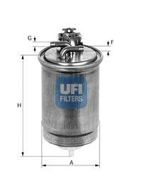 Ufi 24.426.00 Фільтр палива 2442600: Купити в Україні - Добра ціна на EXIST.UA!