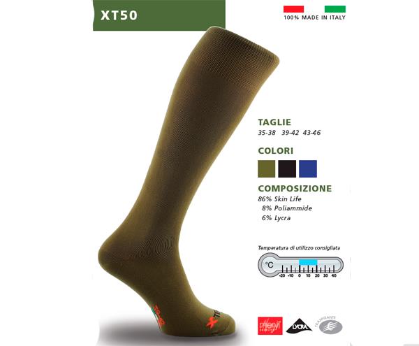 X Tech шкарпетки XT50 олива 43&#x2F;46 X Tech XT-SCKS-XT50G-43&#x2F;46