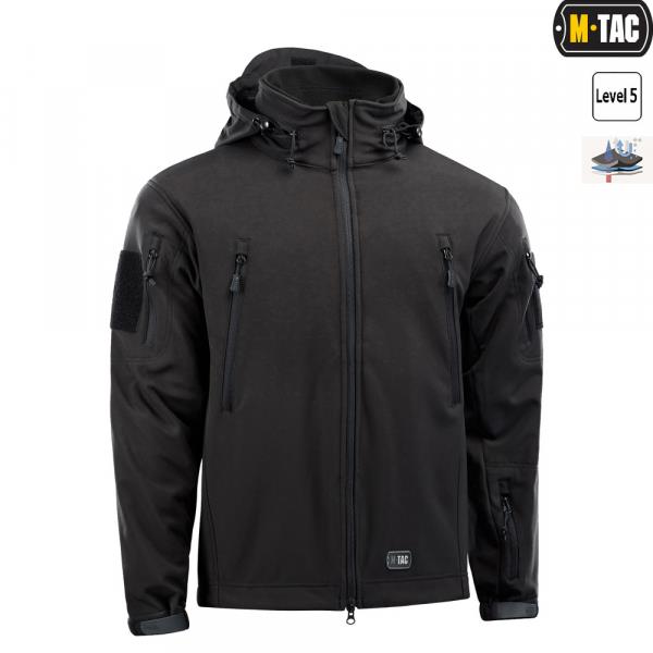 M-Tac Куртка Soft Shell з підстібкою Black 3XL – ціна