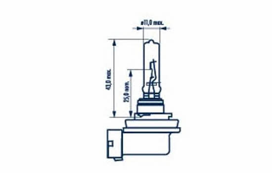 Лампа галогенна Narva Standard 12В H9 65Вт Narva 480773000