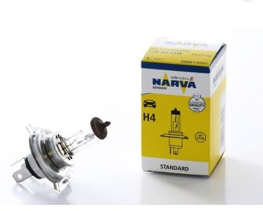 Narva 488813000 Лампа галогенна Narva Standard 12В H4 60/55Вт 488813000: Купити в Україні - Добра ціна на EXIST.UA!